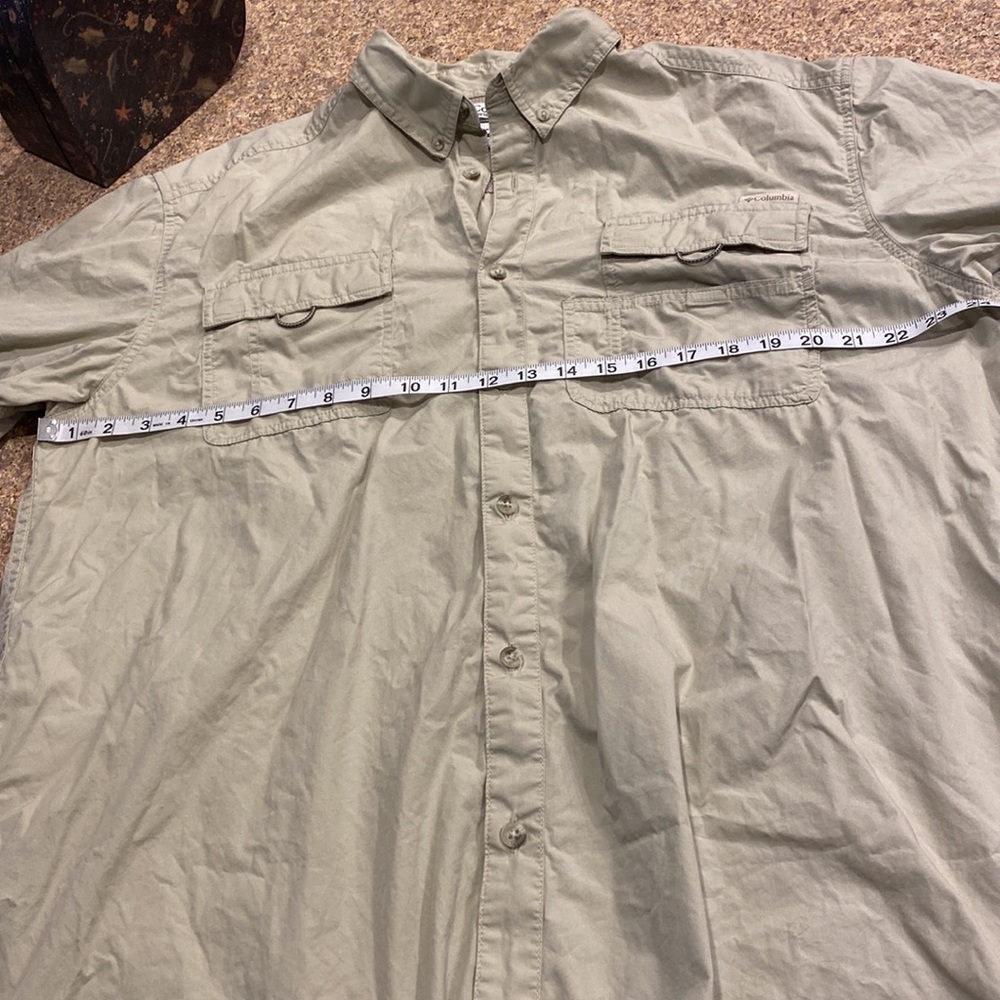 Columbia Men’s XL Button Down Button Up Short Sleeve Shirt - Picture 6 of 15